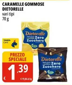 Tigros Caramelle gommose Dietorelle offerta