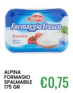 Sugros Alpina formaggio spalmabile offerta