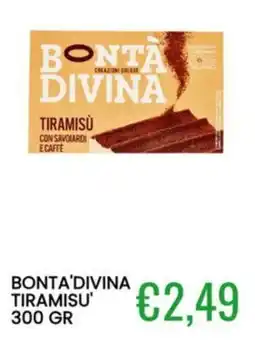 Sugros Bonta'divina tiramisu' offerta