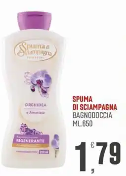 Marketpiù Spuma di Sciampagna Bagnodoccia Orchidea e Ametista offerta