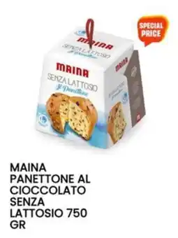 Sugros Maina panettone al cioccolato senza lattosio offerta