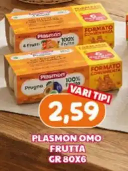 GeD Shopping Plasmon omo frutta offerta