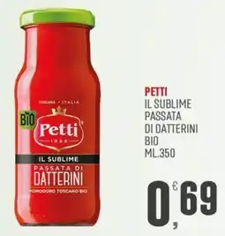 Marketpiù Petti il sublime passata di datterini bio offerta