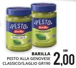 Mazzeo Supermercati Barilla pesto alla genovese classico offerta