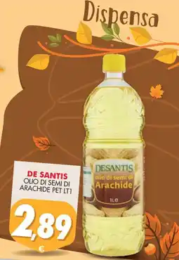 Mazzeo Supermercati Desantis olio di semi di Arachide offerta