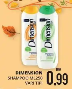 Mazzeo Supermercati Dimension shampoo offerta
