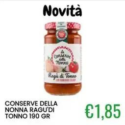 Sugros Le conserve della nonna Ragù di Tonno offerta