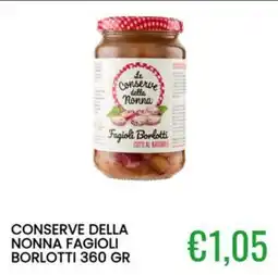 Sugros Le conserve della nonna Fagioli Borlotti offerta