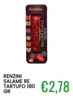 Sugros Renzini salame re tartufo offerta