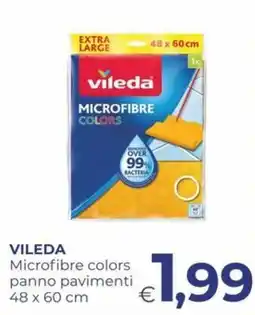 Pilato Vileda microfibra colors panno pavimenti offerta