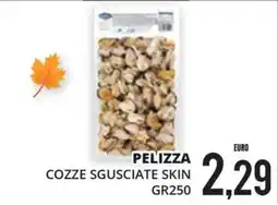 Mazzeo Supermercati Pelizza cozze sgusciate skin offerta