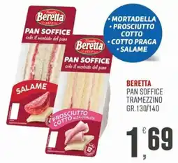 Marketpiù Beretta pan soffice tramezzino offerta