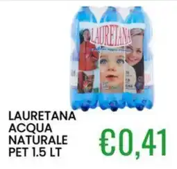Sugros Lauretana acqua naturale offerta