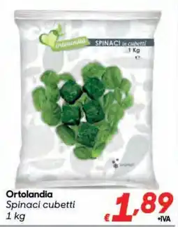 Pac Cash&Carry Ortolandia Spinaci cubetti offerta