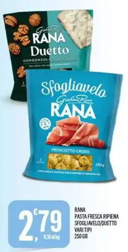 Vibian Rana pasta fresca ripiena sfogliavelo/duetto offerta