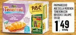 Vibian Parmareggio ABC della merenda Teneroni con brioche e salame offerta
