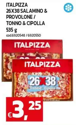 C+C maxigross Italpizza Tonno Cipolla offerta