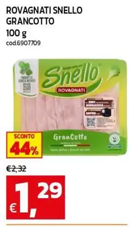 C+C maxigross Rovagnati Snello GranCotto offerta