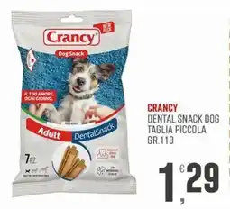 Marketpiù Crancy Dental Snack Dog offerta