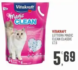 Marketpiù Vitakraft lettiera magic clean classic offerta
