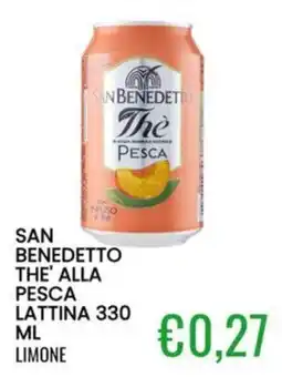 Sugros San Benedetto The' alla pesca limone offerta
