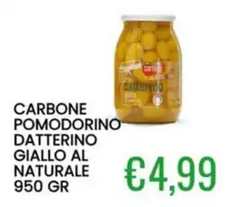 Sugros Carbone pomodorino datterino giallo al naturale offerta