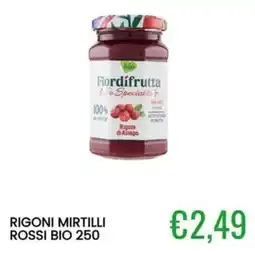 Sugros Fiordifrutta Mirtilli Rossi offerta