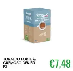 Sugros Toraldo forte & cremoso decaffeinato offerta