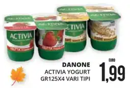 Mazzeo Supermercati Danone Activia yogurt offerta