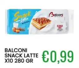 Sugros Balconi Snack Latte offerta