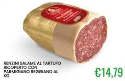 Sugros Renzini salame al tartufo ricoperto con parmigiano reggiano offerta