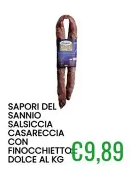 Sugros Sapori del Sannio Salsiccia Casareccia con Finocchietto Dolce offerta