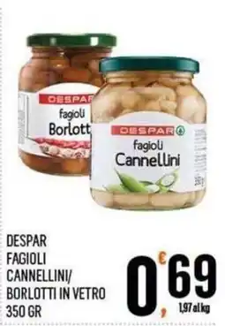Vibian Despar fagioli cannellini/ borlotti in vetro offerta