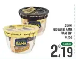 La Mimosa Supermercati Sughi Giovanni Rana vari tipi offerta