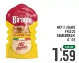 La Mimosa Supermercati Grattugiato fresco Gran Biraghi offerta