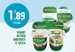 La Mimosa Supermercati Yogurt Activia offerta