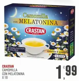 Marketpiù Crastan camomilla con melatonina offerta