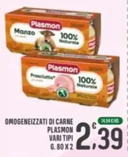 La Mimosa Supermercati Omogeneizzati di carne Plasmon offerta