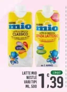 La Mimosa Supermercati Latte mio Nestlé offerta