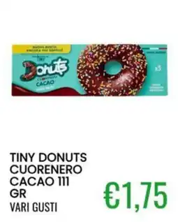 Sugros Tiny Donuts cuorenero cacao offerta