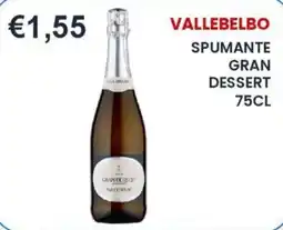 Caramico Spumante Gran Dessert Vallebelbo offerta