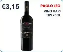 Caramico Primativo Paolo Leo offerta