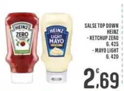 La Mimosa Supermercati Salse top down Heinz offerta