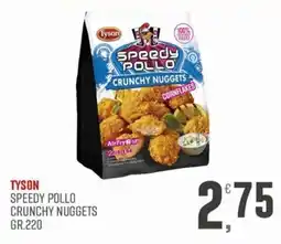 Marketpiù Tyson speedy pollo crunchy nuggets offerta