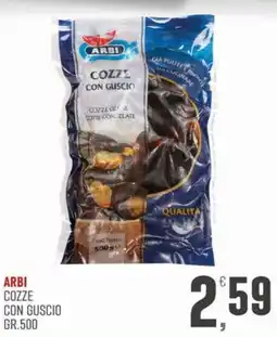 Marketpiù Arbi cozze con guscio offerta
