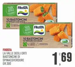 Marketpiù Frosta bastoncini di spinaci/verdure offerta