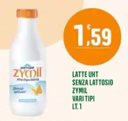 La Mimosa Supermercati Latte UHT senza lattosio Zymil offerta