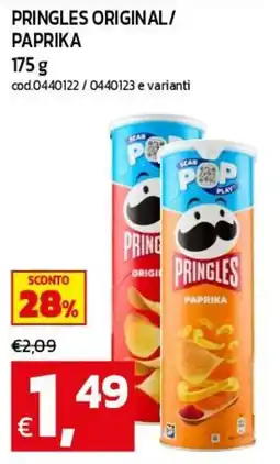 C+C maxigross Pringles Paprika offerta