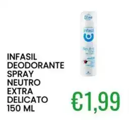 Sugros Infasil deodorante spray neutro extra delicato offerta