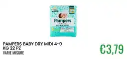 Sugros Pampers Baby Dry Midi offerta